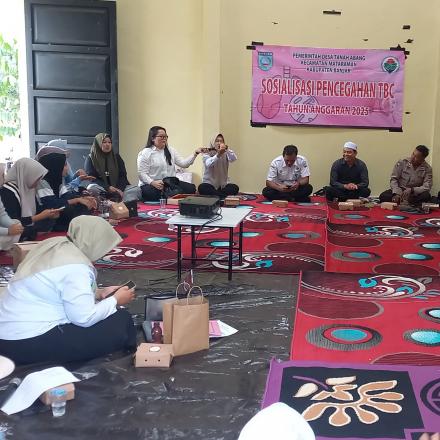SOSIALISASI PENCEGAHAN TBC DESA TANAH ABANG